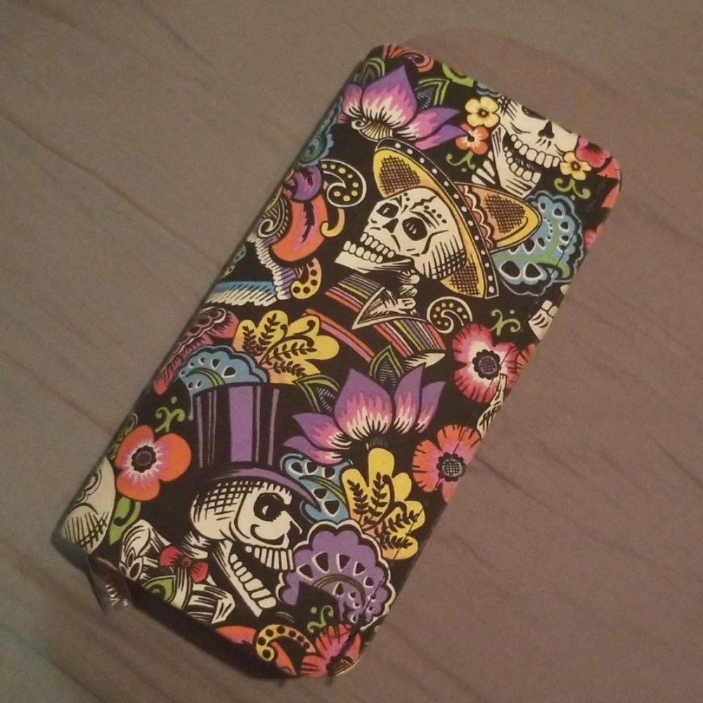 Sugar skull wallet